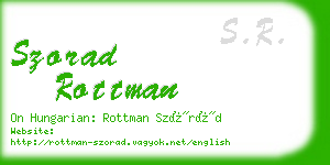 szorad rottman business card
